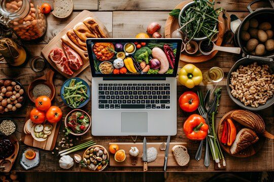  The Wildernesstendon team gathered around a kitchen table with ingredients and notebooks